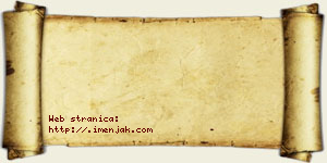 David Mališananin vizit kartica